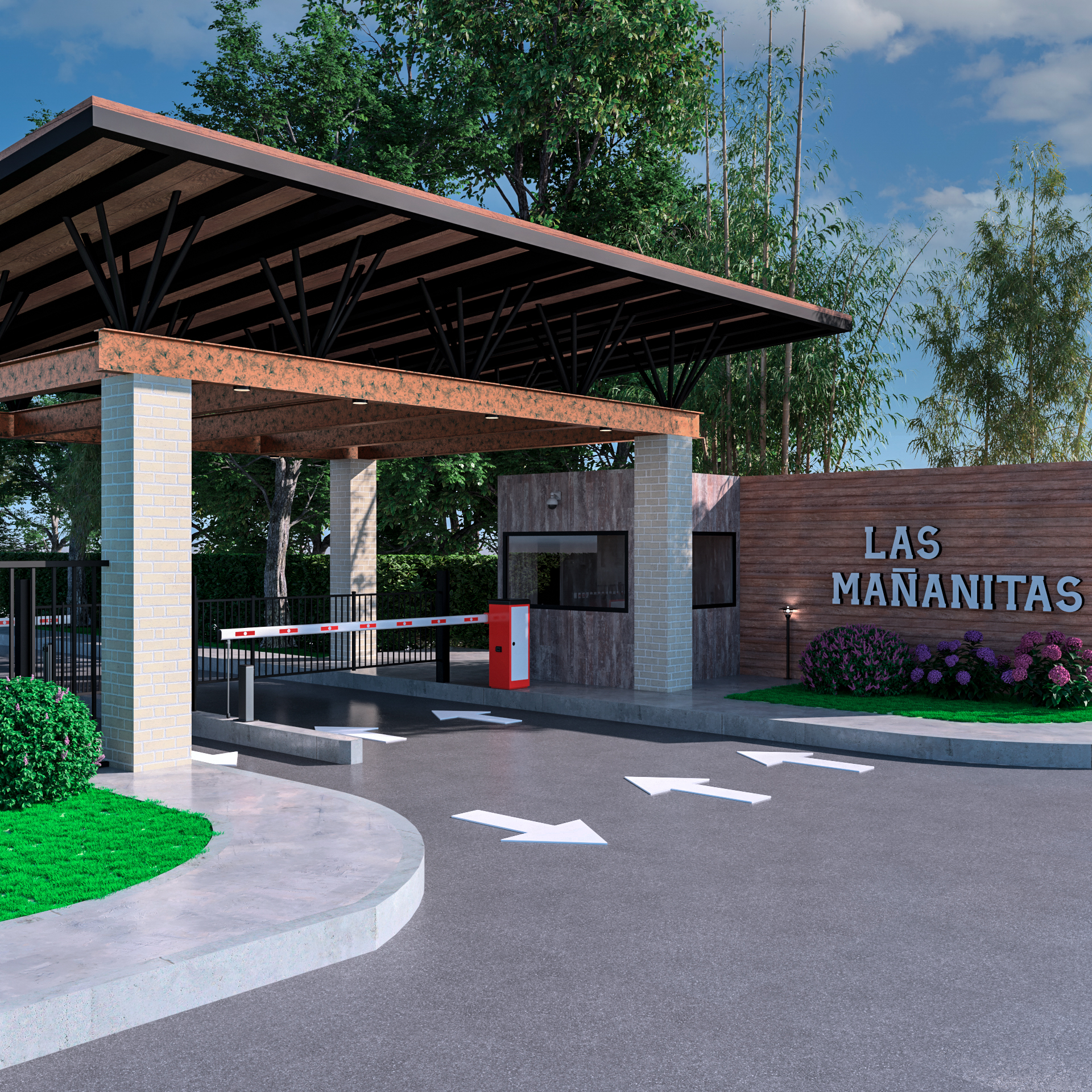 Puertas de acceso condominios 